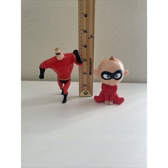 McDonalds Happy Meal Toy Disney/Pixar The Incredibles Mr. Incredible &‎ Jak Jak - Picture 2 of 4